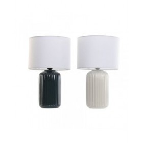 Lampada da tavolo Home ESPRIT Ceramica 28 x 28 x 47 cm (2 Unità)