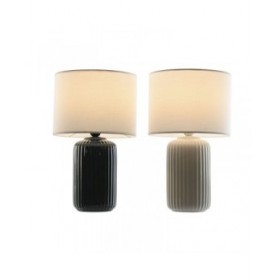 Lampada da tavolo Home ESPRIT Ceramica 28 x 28 x 47 cm (2 Unità)
