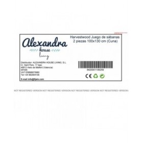 Set di Lenzuola HappyFriday Moshi Moshi Harvestwood Multicolore Culla Neonato 2 Pezzi