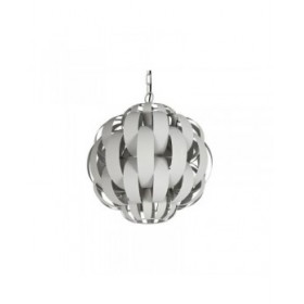 Lampadario Home ESPRIT Bianco Metallo 50 W 50 x 50 x 53 cm