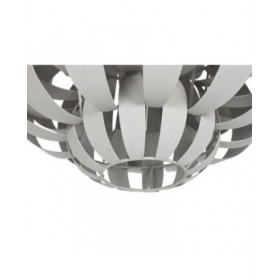 Lampadario Home ESPRIT Bianco Metallo 50 W 50 x 50 x 53 cm