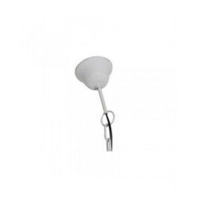 Lampadario Home ESPRIT Bianco Metallo 50 W 50 x 50 x 53 cm