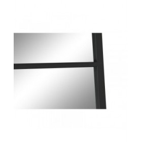 Specchio da parete Home ESPRIT Nero 90 x 2 x 180 cm