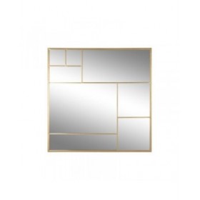 Specchio da parete Home ESPRIT Dorato 90 x 2 x 90 cm