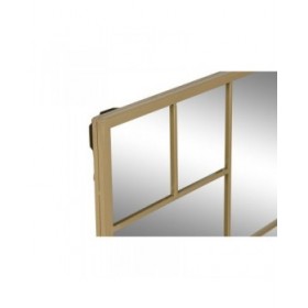 Specchio da parete Home ESPRIT Dorato 90 x 2 x 90 cm