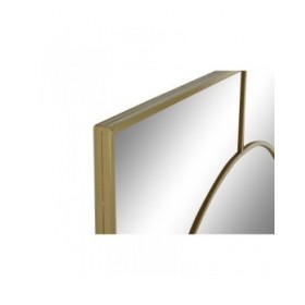 Specchio da parete Home ESPRIT Dorato 90 x 2 x 180 cm