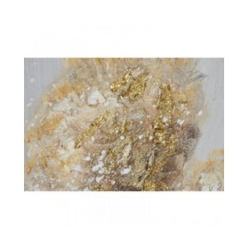 Quadro Home ESPRIT Dorato Tela Legno MDF Albero Tradizionale 30 x 3 x 90 cm (2 Unità)