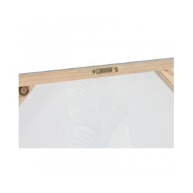 Quadro Home ESPRIT Verde Dorato Tela Legno MDF Palme Tropicale 50 x 3 x 100 cm (2 Unità)