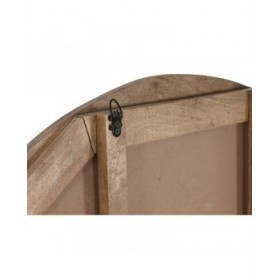 Specchio da parete Home ESPRIT Naturale Bali 120 x 8 x 120 cm