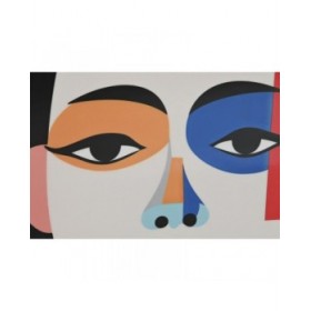 Quadro Home ESPRIT Astratto Città 80 x 3,5 x 80 cm (2 Unità)