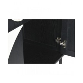 Armadio Home ESPRIT Bianco Nero Metallo Abete 100 x 40 x 170 cm