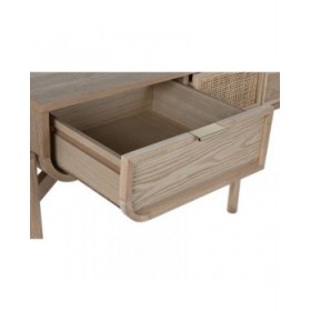 Console Home ESPRIT Rattan Abete 108 x 40 x 77 cm