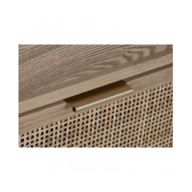 Cassettiera Home ESPRIT Rattan Abete Tropicale 52 x 35 x 100 cm