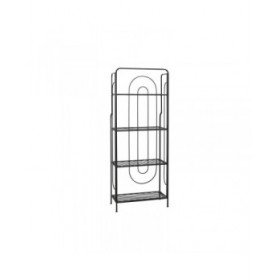 Scaffale Home ESPRIT Nero Metallo 60 x 27 x 160 cm