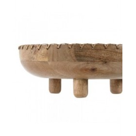 Centrotavola Home ESPRIT Naturale Legno di mango Coloniale 25 x 25 x 9 cm