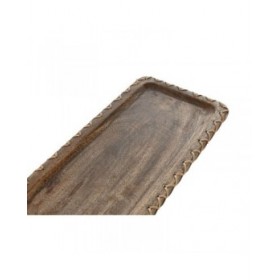 Centrotavola Home ESPRIT Naturale Legno di mango Coloniale 33 x 13 x 1,25 cm