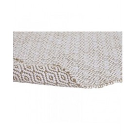 Tappeto Home ESPRIT Bianco Naturale 120 x 1 x 180 cm