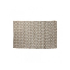 Tappeto Home ESPRIT Bianco Marrone Boho 75 x 175 cm