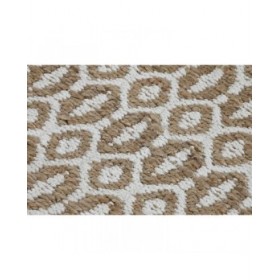 Tappeto Home ESPRIT Bianco Marrone Boho 75 x 175 cm
