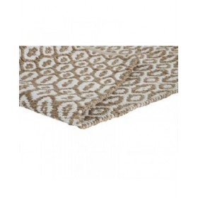 Tappeto Home ESPRIT Bianco Marrone Boho 75 x 175 cm