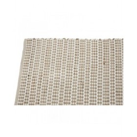 Tappeto Home ESPRIT Bianco Marrone Boho 75 x 175 cm