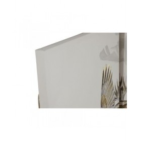 Set di 4 quadri Home ESPRIT Beige Dorato Tropicale 280 x 3,2 x 140 cm