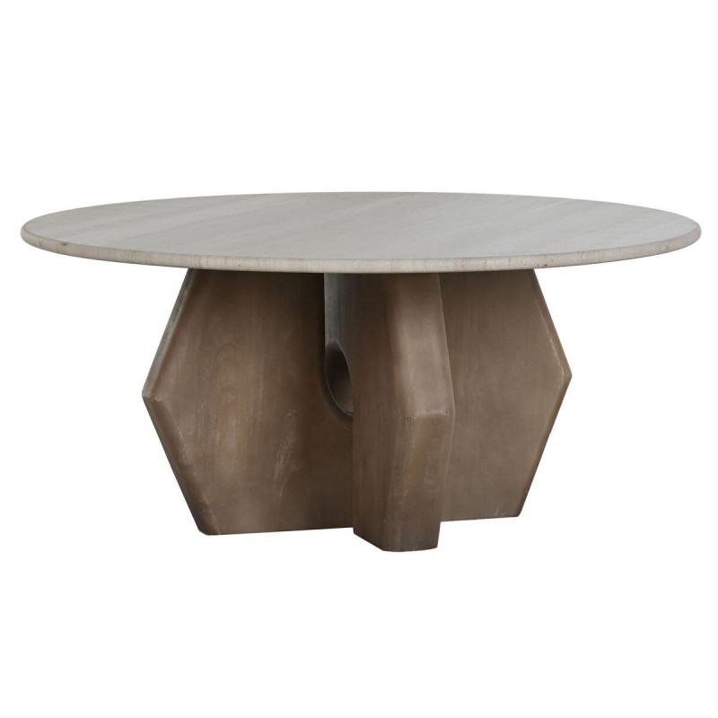 Tavolino da Caffè Home ESPRIT Marrone Beige 91 x 91 x 40 cm
