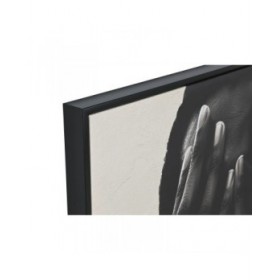 Quadro Home ESPRIT Nero Beige Coloniale Africano 103 x 4,5 x 143 cm (2 Unità)