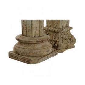 Statua Decorativa Home ESPRIT Marrone Colonna 30 x 30 x 75 cm