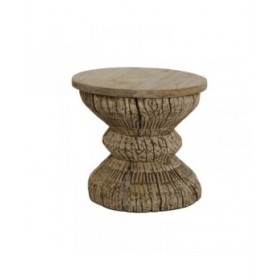 Tavolo aggiuntivo Home ESPRIT Naturale Teca 45 x 45 x 43 cm