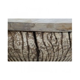 Tavolo aggiuntivo Home ESPRIT Naturale Teca 45 x 45 x 43 cm