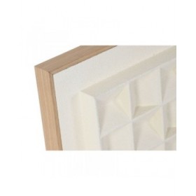 Quadro Home ESPRIT Beige Geometrico Moderno 60 x 7 x 60 cm (2 Unità)