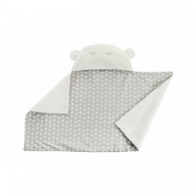 Coperta per Neonato Reversibile Con cappuccio 90 x 66 cm Stelle