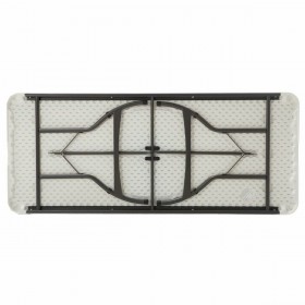 Tavolo Pieghevole Lifetime Bianco Rettangolare Acciaio Plastica 182 x 76 x 73,5 cm