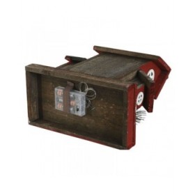 Decorazione Natalizia Home ESPRIT Bianco Rosso 26 x 14 x 32 cm (2 Unità)