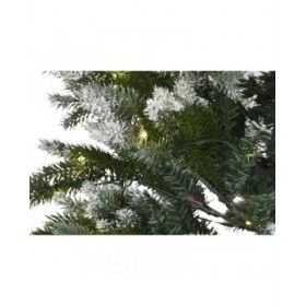 Albero di Natale Home ESPRIT Verde Metallo Polietilene Nevoso 120 x 120 x 180 cm