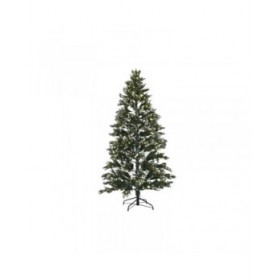 Albero di Natale Home ESPRIT Verde Metallo Polietilene Nevoso 130 x 130 x 210 cm