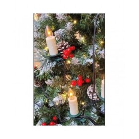 Ghirlanda di Natale Home ESPRIT Bianco PVC Cervo Natalizio