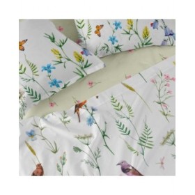 Lenzuolo con angoli aderenti HappyFriday Manarola Multicolore 140 x 200 x 32 cm