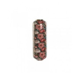 Vaso Home ESPRIT Multicolore Rosa Metallo 25 x 25 x 69,3 cm