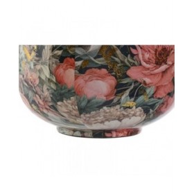 Vaso Home ESPRIT Multicolore Rosa Metallo 25 x 25 x 69,3 cm