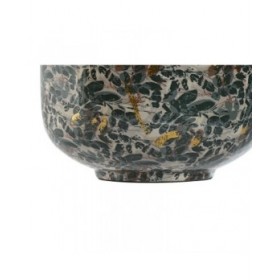 Vaso Home ESPRIT Verde Dorato Metallo 25 x 25 x 69 cm