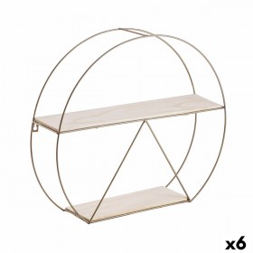 Scaffale Vinthera Moa Dorato Acciaio 50 x 12 cm (6 Unità)