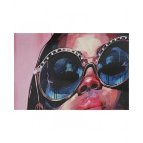 Quadro Home ESPRIT Rosa Moderno chica Laccato 50 x 3 x 70 cm (2 Unità)