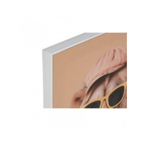 Quadro Home ESPRIT Giallo Azzurro Moderno animali 50 x 3 x 70 cm (3 Unità)