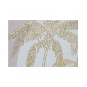 Quadro Home ESPRIT Bianco Beige Palme Scandinavo 45 x 2,2 x 60 cm (2 Unità)