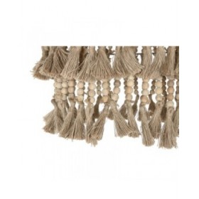 Lampadario Home ESPRIT Marrone Naturale Legno Metallo 50 W 53 x 53 x 123 cm