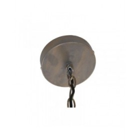 Lampadario Home ESPRIT Marrone Naturale Legno Metallo 50 W 53 x 53 x 123 cm