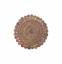 Tappeto Vinthera Moa Juta Con frange 100 cm