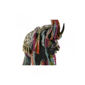 Statua Decorativa Home ESPRIT Multicolore Resina Elefante 21,5 x 8,5 x 19,5 cm